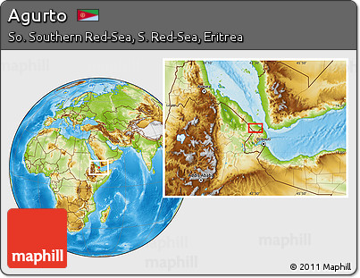 Physical Location Map of Agurto