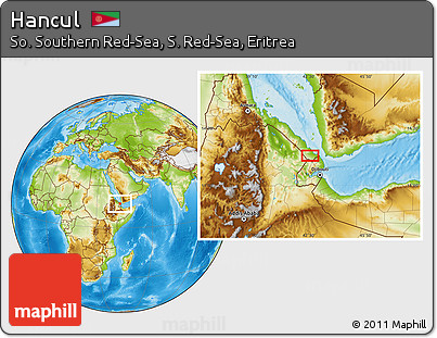 Physical Location Map of Hancul