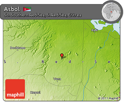 Physical Map of Asbol