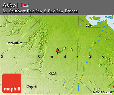 Physical Map of Asbol