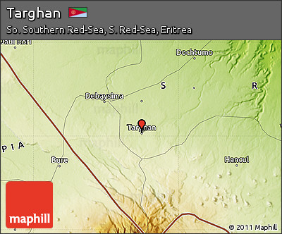 Physical Map of Targhan