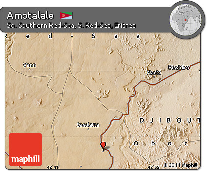 Satellite Map of Amotalale