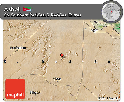Satellite Map of Asbol
