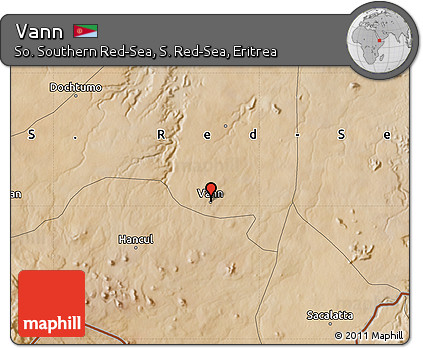 Satellite Map of Vann