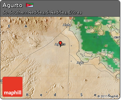 Satellite Map of Agurto