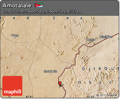 Satellite Map of Amotalale