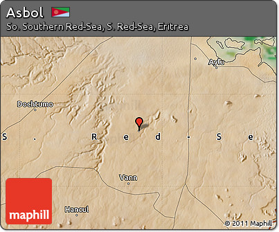 Satellite Map of Asbol