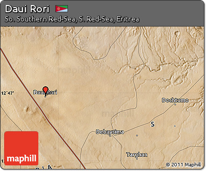 Satellite Map of Daui Rori