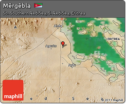 Satellite Map of Mērgēbla