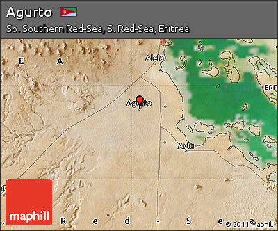 Satellite Map of Agurto