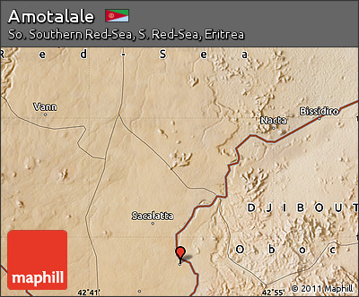 Satellite Map of Amotalale