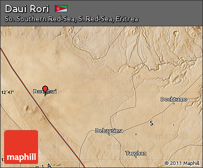 Satellite Map of Daui Rori
