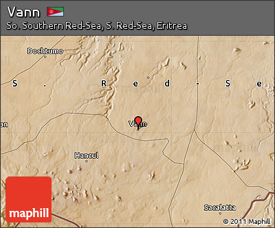 Satellite Map of Vann