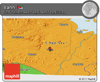 Political Panoramic Map of Vann