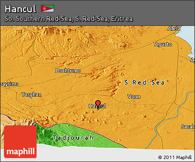 Political Panoramic Map of Hancul