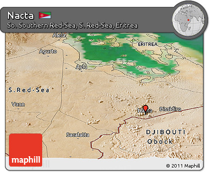 Satellite Panoramic Map of Nacta