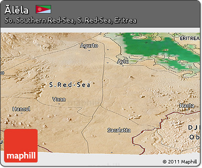 Satellite Panoramic Map of Ālēla
