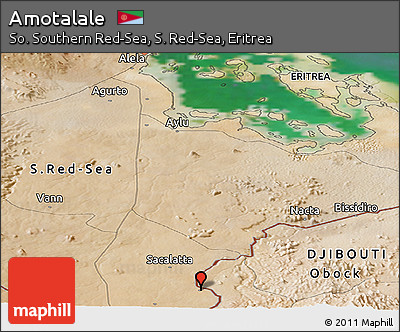 Satellite Panoramic Map of Amotalale
