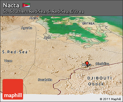 Satellite Panoramic Map of Nacta