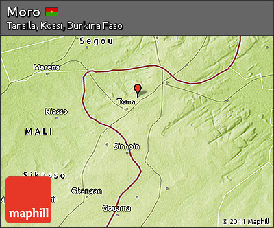 Physical 3D Map of Moro