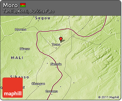 Physical 3D Map of Moro