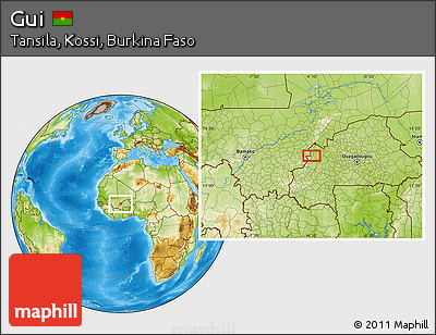 Physical Location Map of Gui