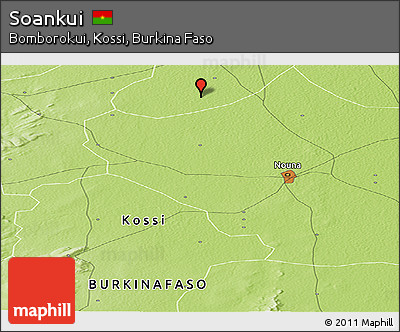 Physical Panoramic Map of Soankui