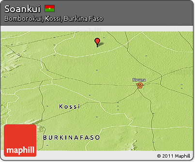 Physical Panoramic Map of Soankui