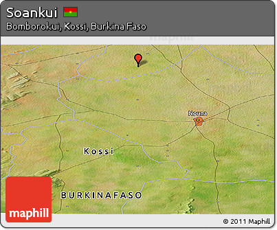 Satellite Panoramic Map of Soankui