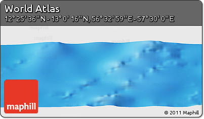 Physical Panoramic Map of the Area around 12° 42' 56" N, 57° 1' 29" E