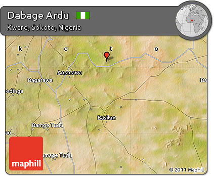 Satellite Map of Dabage Ardu
