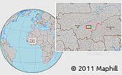 Gray Location Map of Ngontia