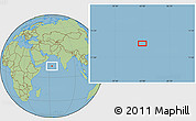 Savanna Style Location Map of the area around 12° 42' 56" N, 62° 58' 30" E