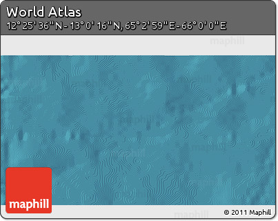 Satellite 3D Map of the Area around 12° 42' 56" N, 65° 31' 30" E
