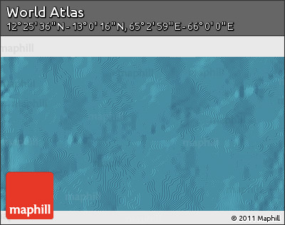 Satellite 3D Map of the Area around 12° 42' 56" N, 65° 31' 30" E