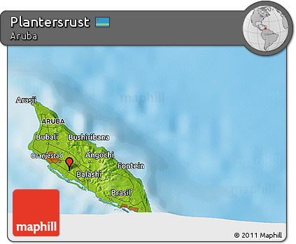 Physical 3D Map of Plantersrust
