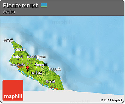 Physical 3D Map of Plantersrust