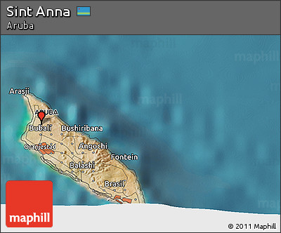 Satellite 3D Map of Sint Anna
