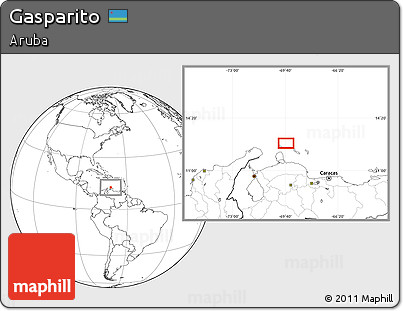 Blank Location Map of Gasparito