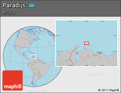 Gray Location Map of Paradijs