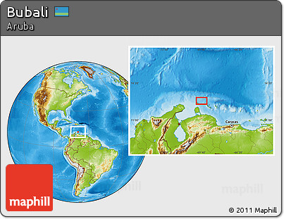 Physical Location Map of Bubali