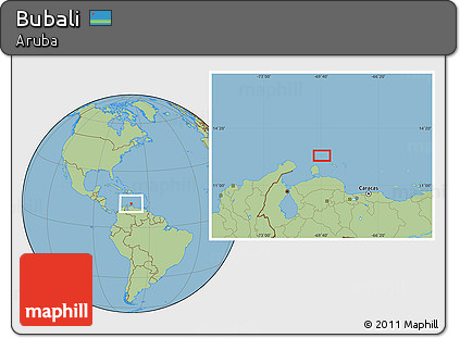 Savanna Style Location Map of Bubali