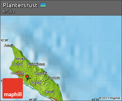 Physical Map of Plantersrust