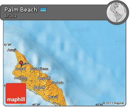 Political Map of Palm Beach