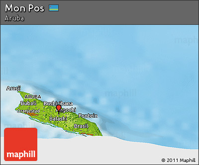 Physical Panoramic Map of Mon Pos