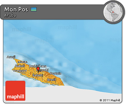 Political Panoramic Map of Mon Pos