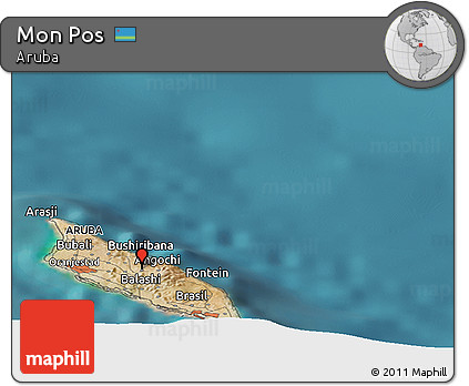 Satellite Panoramic Map of Mon Pos