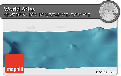 Satellite Panoramic Map of the Area around 12° 42' 56" N, 73° 10' 30" E
