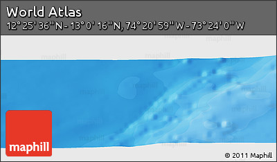 Political Panoramic Map of the Area around 12° 42' 56" N, 73° 52' 30" W