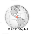 Outline Map of the Area around 12° 42' 56" N, 78° 58' 29" W, rectangular outline